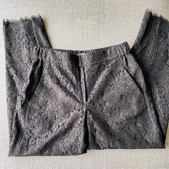 J. CREW Black Lace Pant - Picture 4 of 7